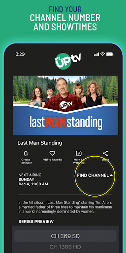 My UPtv ekran görüntüsü