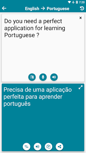 Portuguese - English ekran görüntüsü