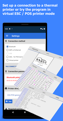 RawBT inkless print service ekran görüntüsü