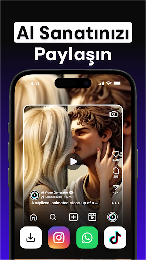 Boom AI Hug & Kiss Video Maker ekran görüntüsü