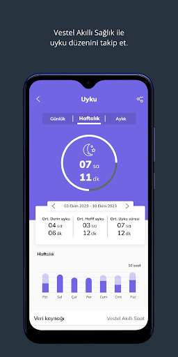 Vestel Akıllı Sağlık ekran görüntüsü