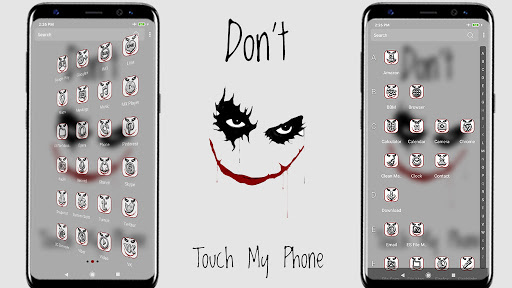 Don't Touch My Phone Theme ekran görüntüsü