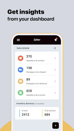 Inventory Management App -Zoho ekran görüntüsü