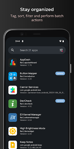 AppDash: App Manager & Backup ekran görüntüsü