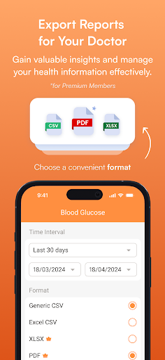 Blood Sugar Diary for Diabetes ekran görüntüsü