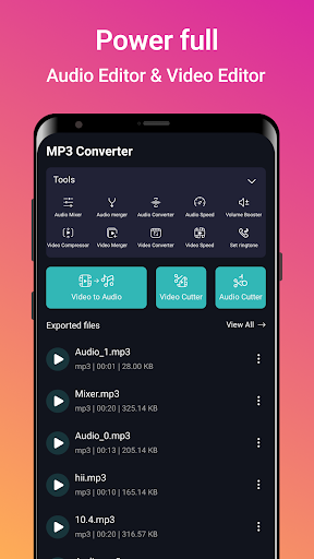 Video to MP3 & Converter ekran görüntüsü