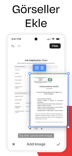 PDF Form Doldurma ve Düzenle ekran görüntüsü