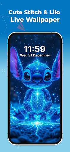 Stitch 4K Live Wallpaper Lilo ekran görüntüsü