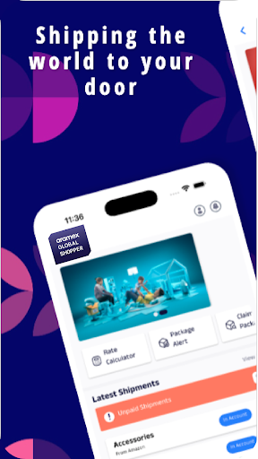 Aramex Global Shopper ekran görüntüsü