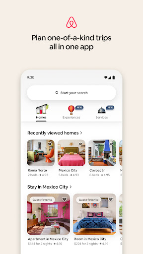 Airbnb ekran görüntüsü