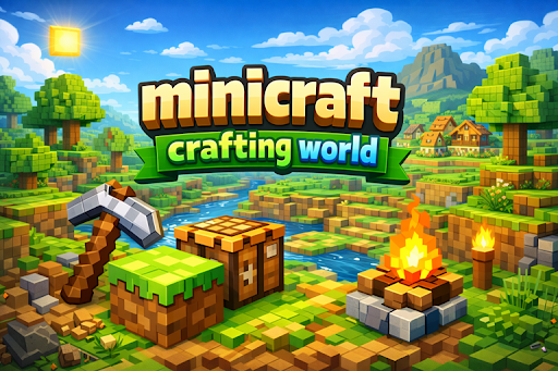 Minicraft crafting world ekran görüntüsü