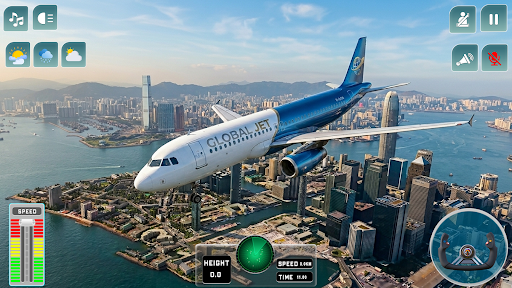 Airplane Flight Game Offline ekran görüntüsü