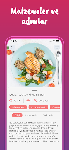 Hamilelikte Gebelikte Beslenme ekran görüntüsü