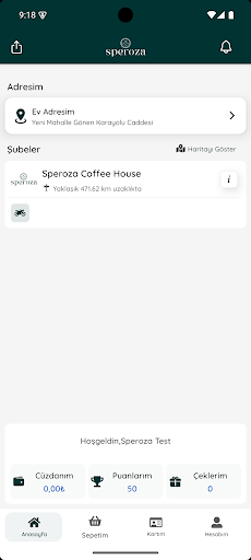Speroza ekran görüntüsü