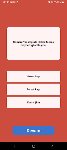 AYT Tarih Soru Cevap ekran görüntüsü