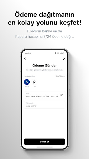 Papara Ticari ekran görüntüsü