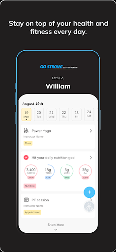 Go Strong Core Program ekran görüntüsü