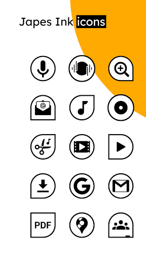 Japes Ink - Icon Pack ekran görüntüsü