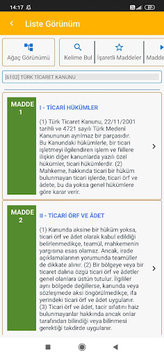 Türk Ticaret Kanunu ekran görüntüsü