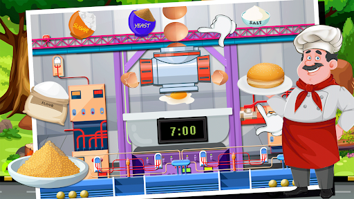 Burger bun shop Burger cooking ekran görüntüsü