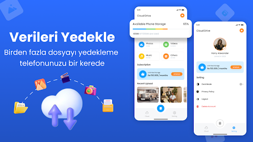 Bulut Depolama Uygulaması ekran görüntüsü