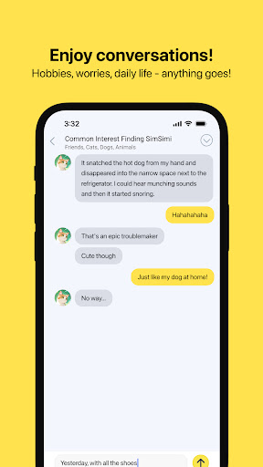 SimSimi ekran görüntüsü