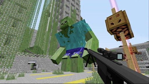 Zombi Kıyameti Minecraft PE ekran görüntüsü