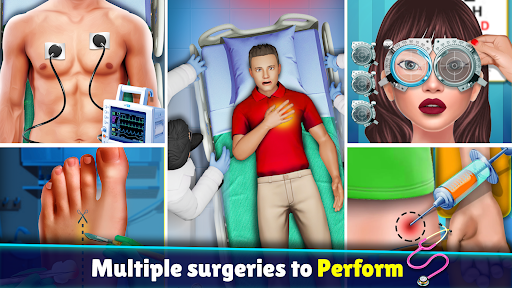 Doctor Surgeon Simulator Games ekran görüntüsü