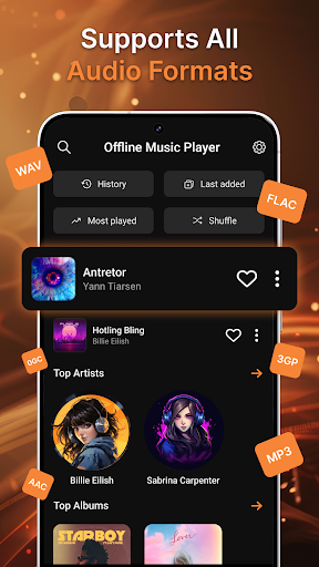 Melodic: Offline Music Player ekran görüntüsü
