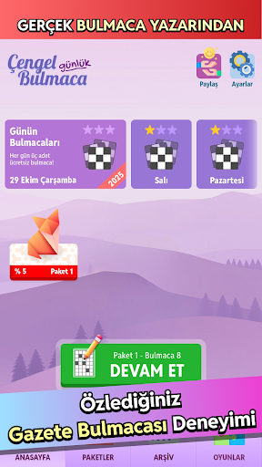 Çengel Bulmaca - Günlük ekran görüntüsü