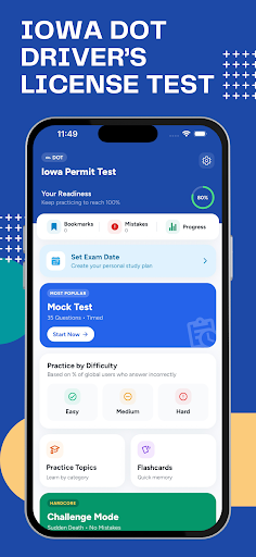 Iowa DOT Driver's License Test ekran görüntüsü