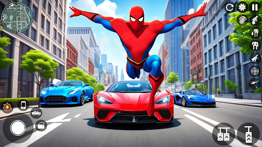 Rope Hero Rescue: Spider Game ekran görüntüsü