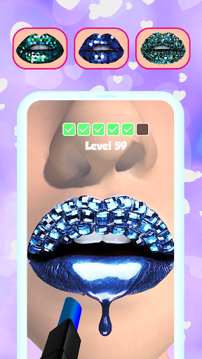 Lipstick Makeup Game ekran görüntüsü