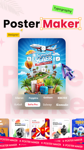 Poster Maker - AI Flyer Design ekran görüntüsü