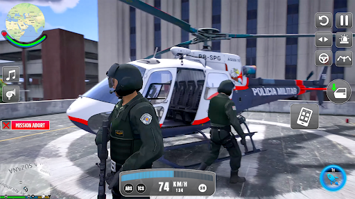 City Police Cop Car Chase Game ekran görüntüsü