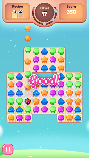 Sweet Cookie: Match 3 Puzzle ekran görüntüsü