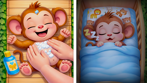 Monkey Baby Care Game ekran görüntüsü