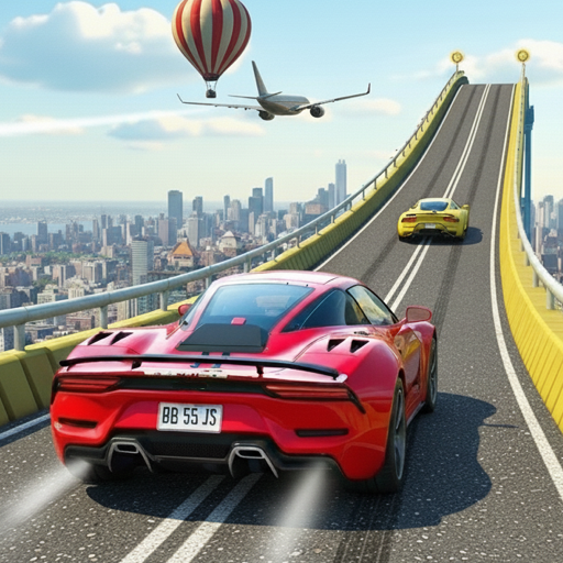 Kids Car Stunts Race Game