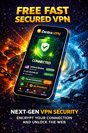 Zentra vpn - fast, safe VPN ekran görüntüsü