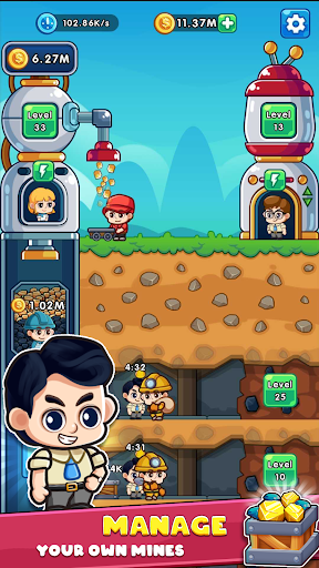 Mineral Miner: Idle Game ekran görüntüsü