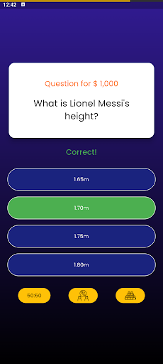 Millionaire: Messi Vs Ronaldo ekran görüntüsü