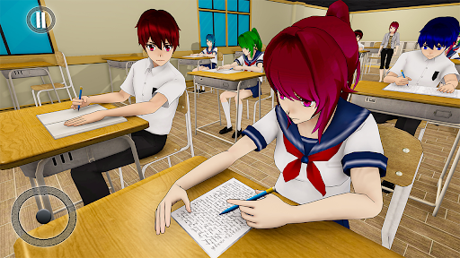 Anime Kız Sanal Okul Hayatı ekran görüntüsü