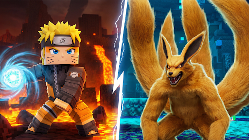 Naruto Craft: Ninja Hero Game ekran görüntüsü