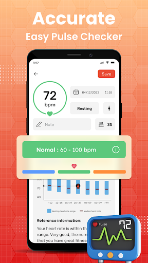 Oximeter & Heart Rate Monitor ekran görüntüsü