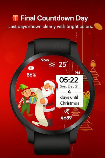 Christmas Dashboard WatchFace ekran görüntüsü