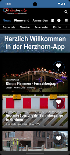 Herzhorn-App ekran görüntüsü