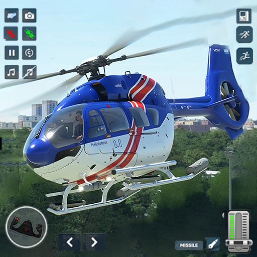 Helicopter Flying Pilot Sim 3D