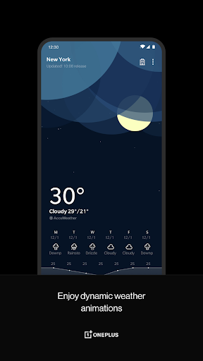 OnePlus Weather ekran görüntüsü