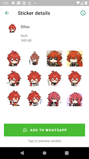 GI Stickers ekran görüntüsü