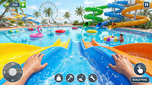 Waterpark Fun Manager 3D ekran görüntüsü